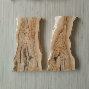 Natural Olive Wood Slab: DIY Epoxy Resin Art (0.8&quot; Thick)