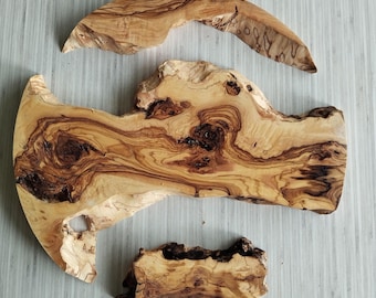 23&#39;&#39; 3 olijfhouten houten plank 1&#39;&#39; dikte