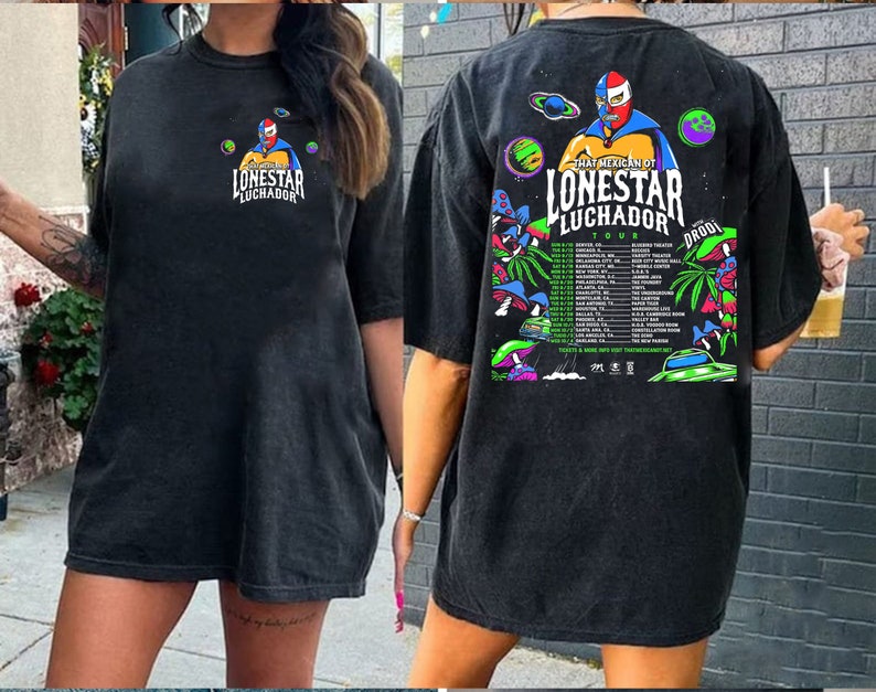 Lonestar Luchador Mexican OT Tour 2023 Shirt Mexican Etsy Canada