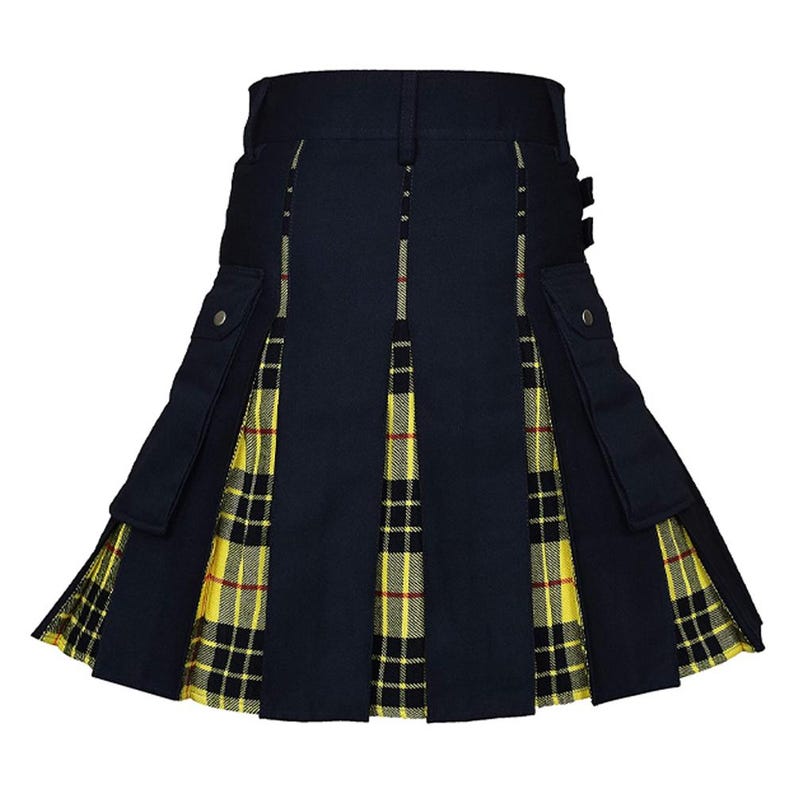 Kilt Feature Custom Hybrid Kilt for Men | Scottish Highland Traditional Pleated Kilt ...