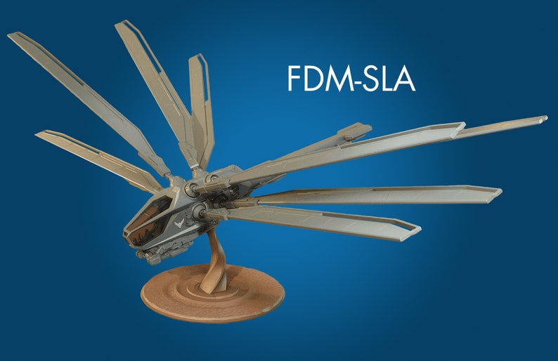 Dune Ornithopter High Quality Stl File 3d Digital Printing Stl File