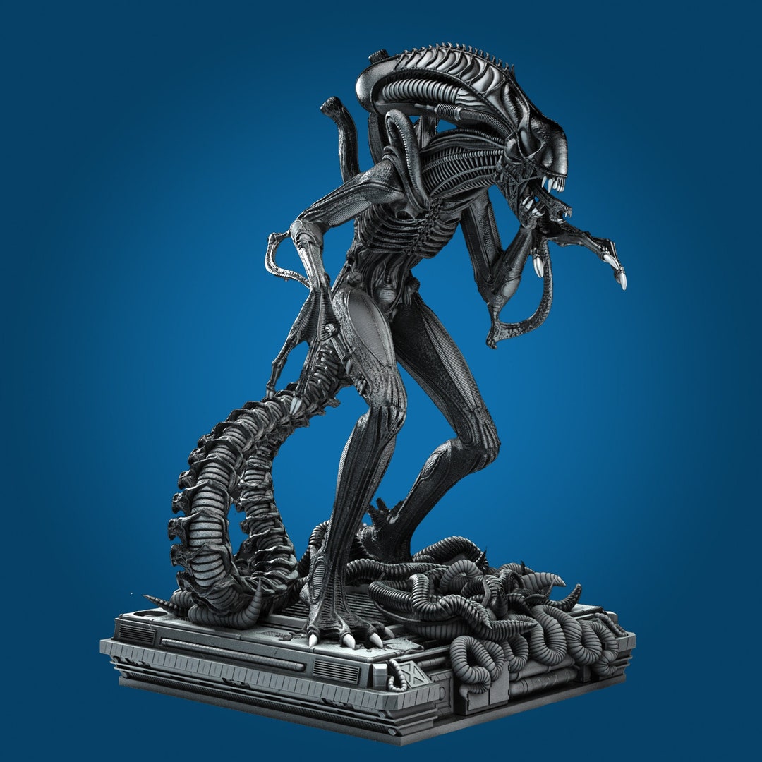 Alien Xenomorph Warrior High Quality 3D Digital Printing STL File for ...