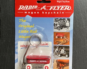Vintage Radio Flyer Wagon Keychain