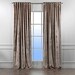 Rice Extra Long Shiny Velvet Curtains Luxury Colors Light Blocking Hang ...