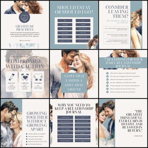 Relationship Instagram Templates | Editable Canva Social Media Posts ...