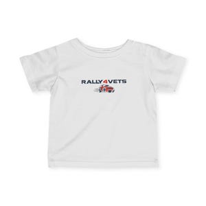 Infant Rally4Vets Tee, Baby Shirt for Supporters, Toddler Gift, Cute Kids Shirt, Fundraiser Apparel