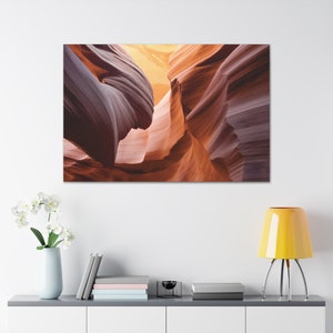 Canyon Wall art, Canvas, High Quality, Nature wall Art, High details, Canvas art for home, Canyon Canvas art.