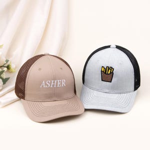 Custom Trucker Hat with Embroidery-Personalized Embroidered Cap,Custom Text Trucker Hats,Custom Logo Hat,Custom Caps,Unisex Monogrammed Hat