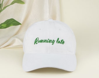 Personalised Embroidered Hat-Custom Washed Dad Cap,Unisex Monogrammed Hat,Custom Text Baseball Cap,Bridal Party Hats,Gifts for New Dad Mom