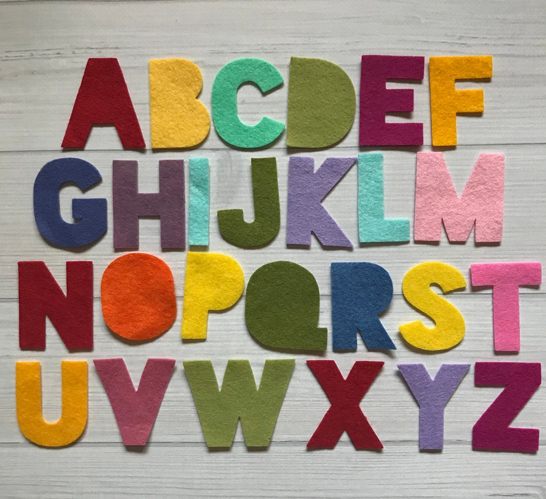 Wool Felt Letters, 2 Inch Alphabet, A Market Collection Exclusive