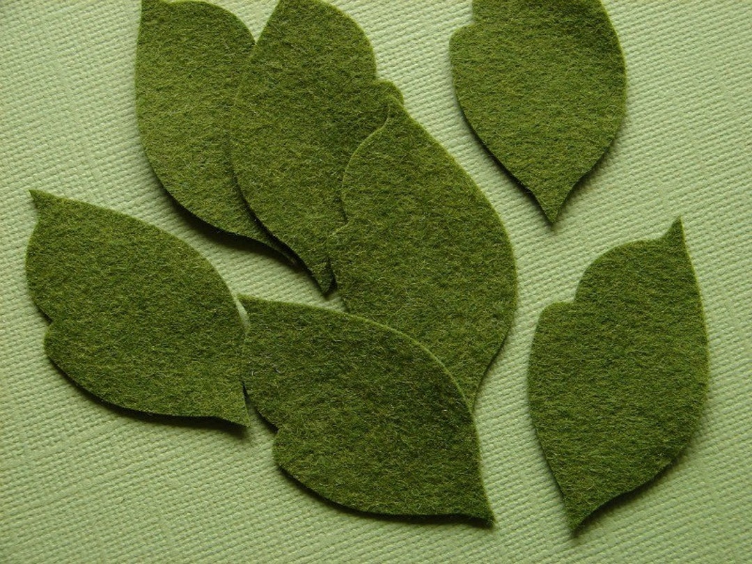 Wool Felt Leaves Great With Our Large Posies Xlarge Leaves, Autumn