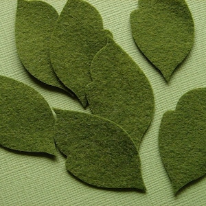 Wool Felt Leaves - Great with Our Large Posies   XLarge Leaves, Autumn Leaves, Felt Leaves, Felt Embellishment, Leaf Garland