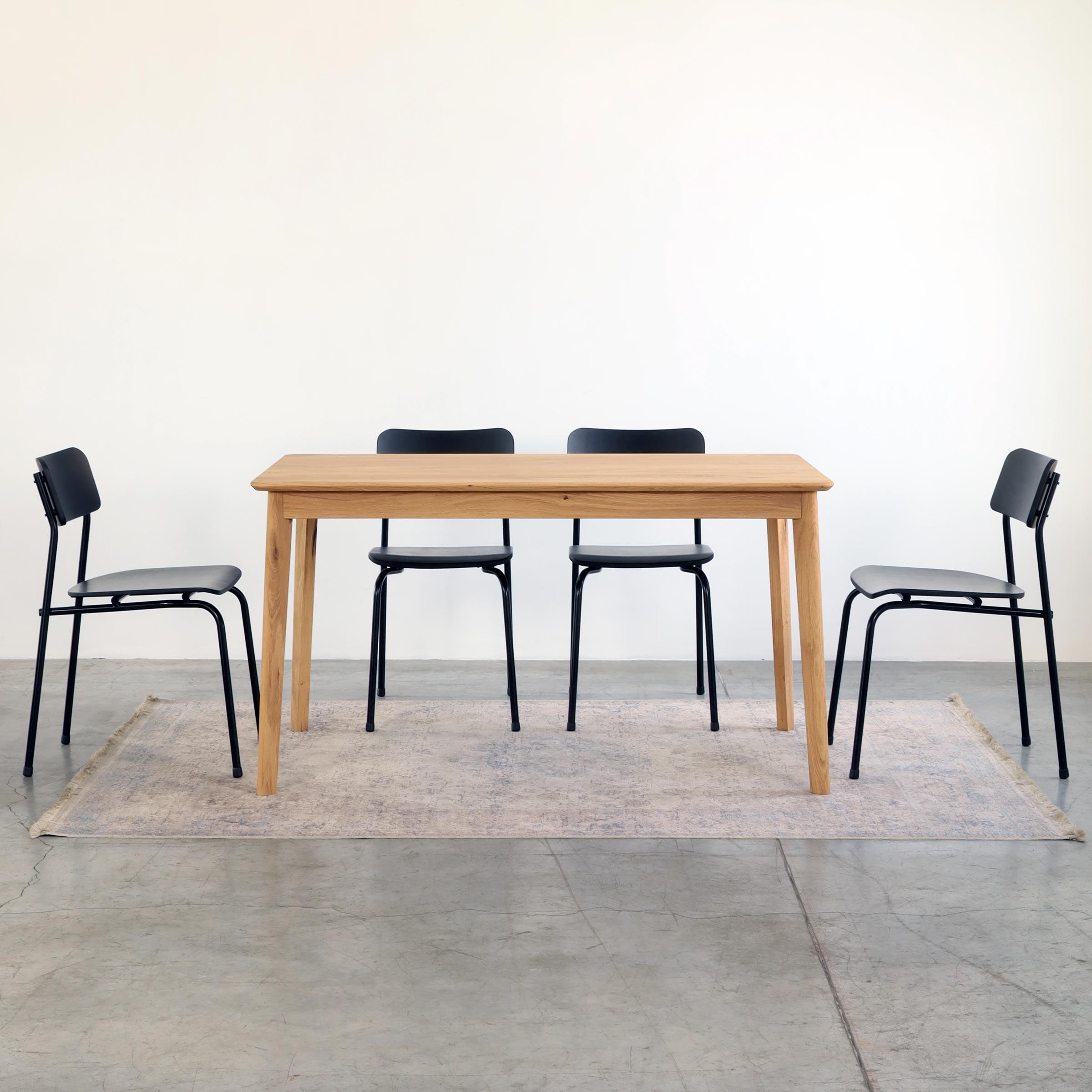 Handmade Oak Dining Table: Scandinavian Mid-century Modern - Etsy