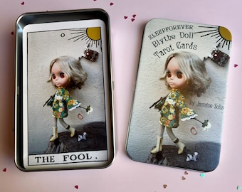 Blythe Doll Tarot Card Deck in Tin 78 Cards Complete Full Blythe Doll Tarot Card Deck in Tin 78 Cards Complete Full