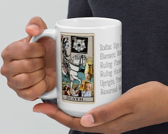 SCORPIO Death Tarot Card Zodiac Sign Blythe Doll Mug