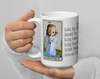 Sagittarius Temperance Tarot Card Zodiac Sign Blythe Doll Mug