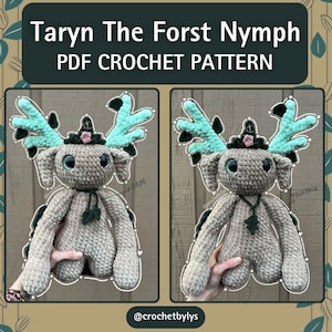 PDF CROCHET PATTERN - Taryn the Forest Nymph Amigurumi Instructions