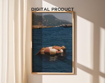 Póster de revista de moda, impresión de moda de moda, dinero antiguo, arte estético, decoración de pared de diseñador de lujo, minimalista, elegante, estilo de los años 70, arte de pared imprimible