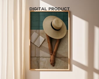 Póster de revista de moda, impresión de moda de moda, dinero antiguo, arte estético, decoración de pared de diseñador de lujo, minimalista, elegante, estilo de los años 70, arte de pared imprimible