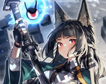 ZZZ Hoshimi Miyabi Poster - Zenless Zone Zero Art Print - Etsy