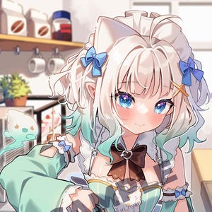 Mint Fantome Poster - Vtuber Indie Art Print