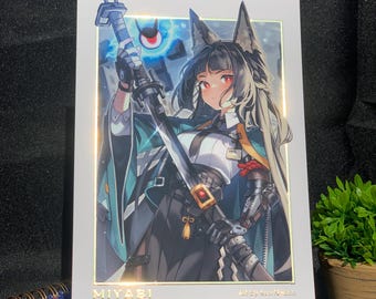 ZZZ Hoshimi Miyabi Poster - Zenless Zone Zero Art Print - Etsy