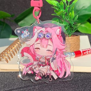 Sleutelhanger Elizabeth Raora Gigi Cecilia Bijou Ina - Vtuber Hololive Charm Raora