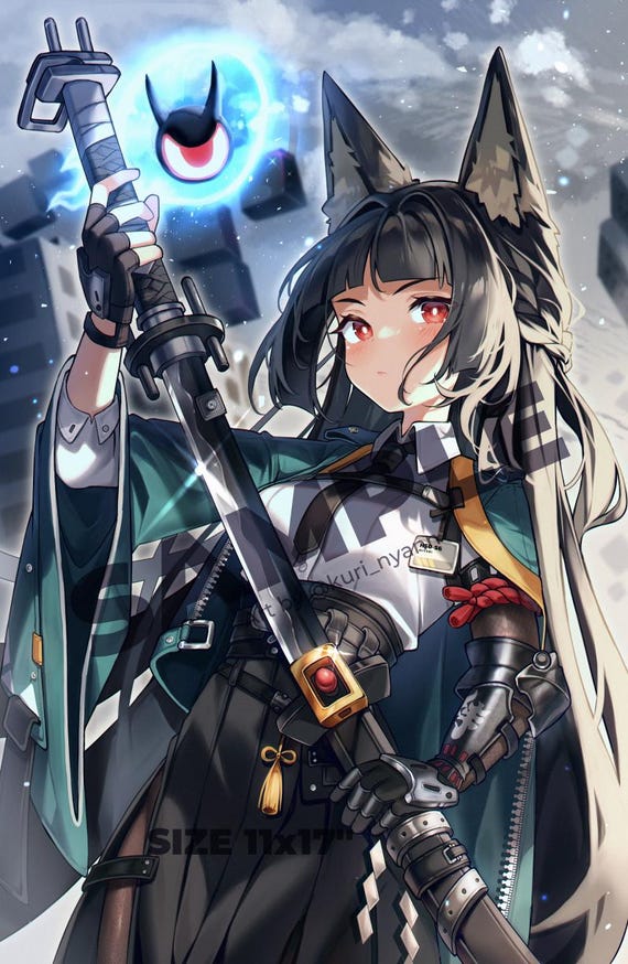 ZZZ Hoshimi Miyabi Poster - Zenless Zone Zero Art Print - Etsy