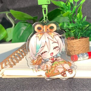 Sleutelhanger Elizabeth Raora Gigi Cecilia Bijou Ina - Vtuber Hololive Charm Ceci