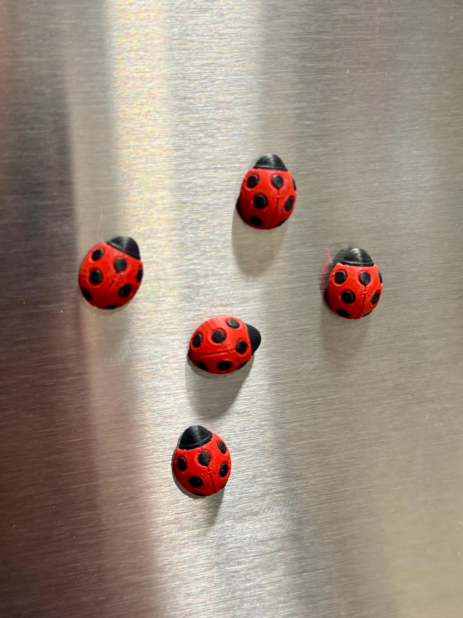 Tiny Ladybug Magnets