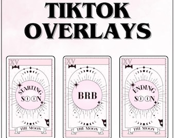 Animiertes Tarot TikTok Stream Overlay (Digitaler Download)