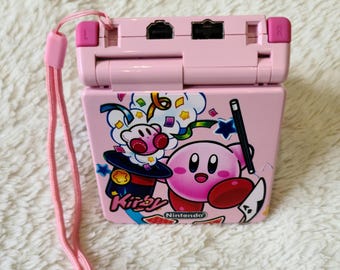 Nintendo Game Boy Advance SP Kirby Funnyplaying IPS Screen