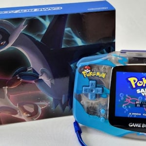 Nintendo Game Boy Advance Latias Latios Pokemon IPS v3 Backlit Screen USB-C Amplified Sound Gba SP Tacticle Mod Custom