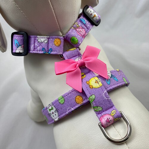 Dog Harness Easter Bunny Etsy
