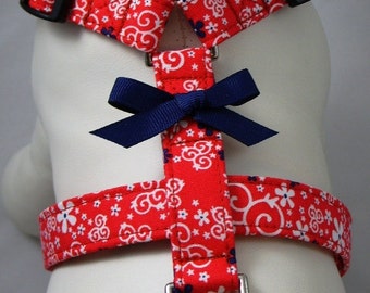 Dog Harness - Pretty Bandana