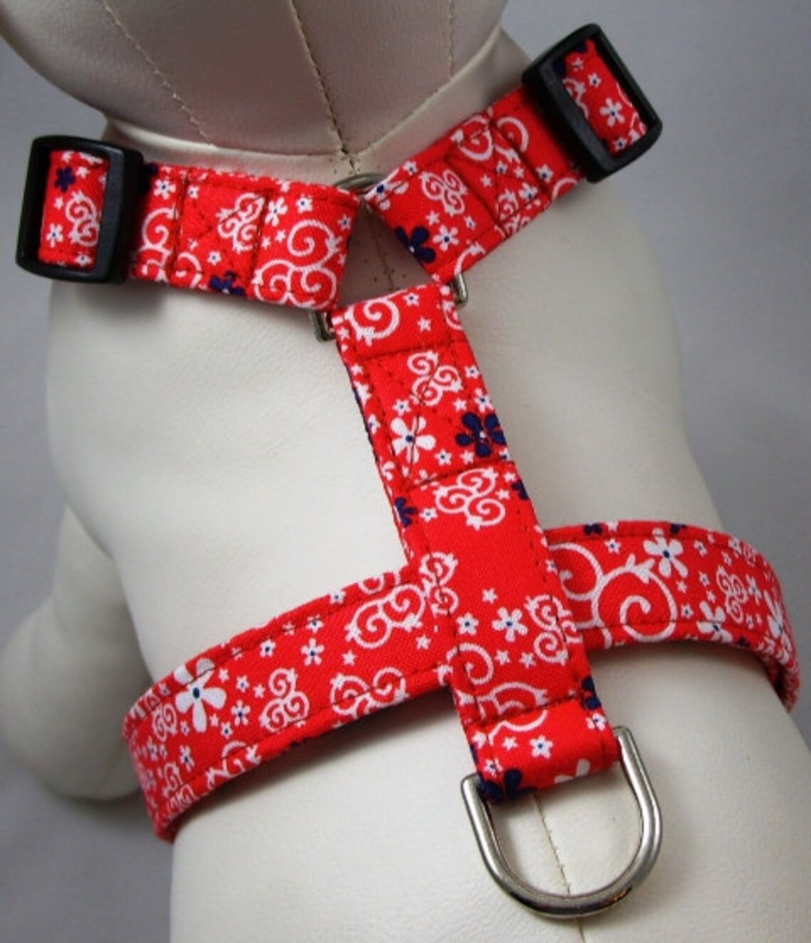 Dog Harness Pretty Bandana Etsy