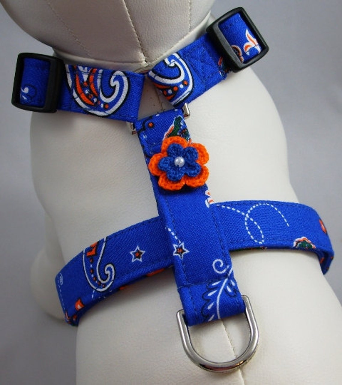 Dog Harness Gator Bandana Etsy