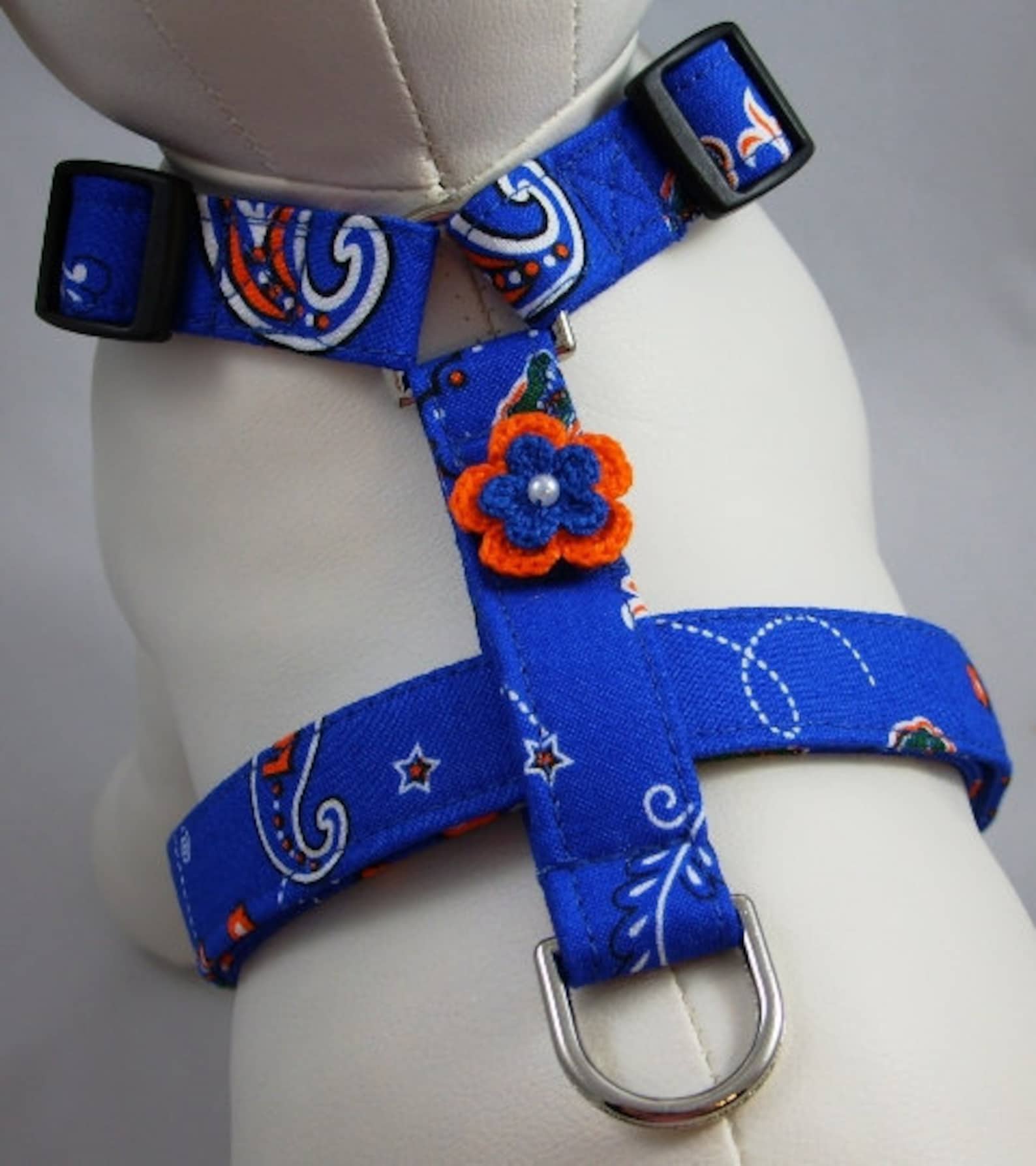 Dog Harness Gator Bandana Etsy