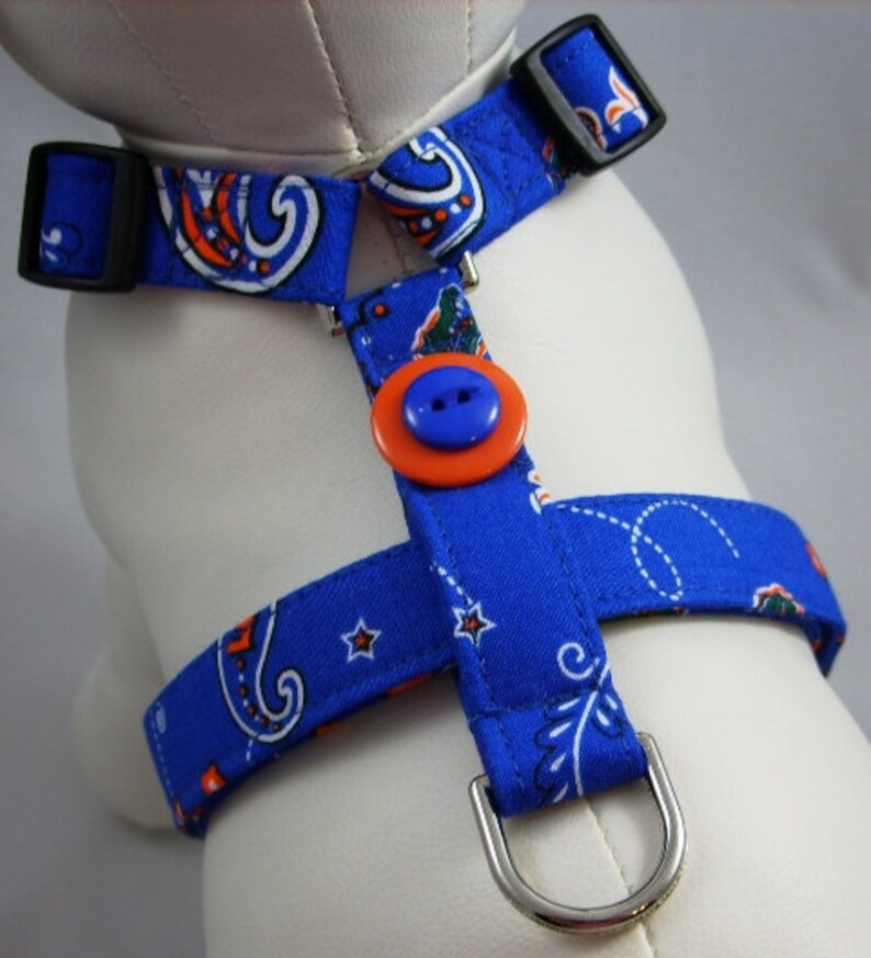 Dog Harness Gator Bandana Etsy