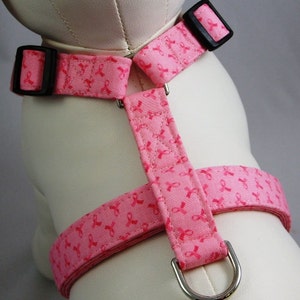 Dog Harness Pink Breast Cancer Awareness Ribbon image 3