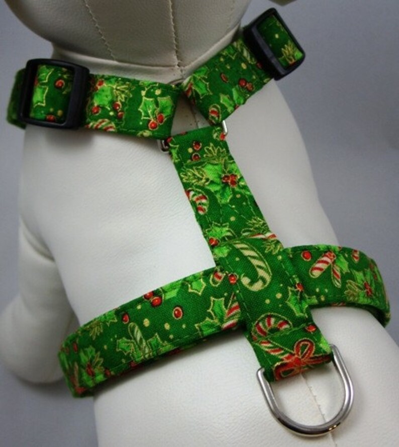 Dog Harness Spearmint Candy Canes Etsy