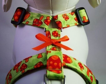 Dog Harness - Merry Mushrooms