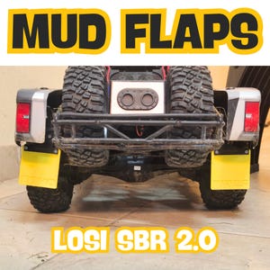 Schmutzfänger für Losi Super Baja 2.0 - Spielzeugreifen Hinten Weiches TPU - 1:6