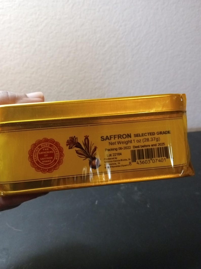 NUEVO EN PAQUETE The Gathering Of Saffron Caja de 1 oz de España Exp 12/2025 imagen 3