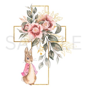 Flopsy Bunny, Bautizo, Cristiano, Sagrada Comunión, Cruz, Religioso SVG, PNG, Peter Rabbit, Beatrix Potter
