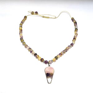 Natural Amethysts Purple Stone Necklace