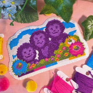 Polyamorous Pride - LGBTQIA+ - Modern Cross Stitch Pattern - Digital PDF
