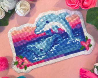 Bisexual Pride - LGBTQIA+ - Modern Cross Stitch Pattern - Digital PDF