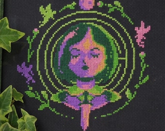 Princesa Ofelia - Modern Cross Stitch Pattern - Horror, Pan’s Labyrinth - Digital PDF