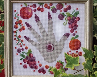 The Pale Man’s Banquet - Modern Cross Stitch Pattern - Horror, Pan’s Labyrinth - Digital PDF